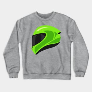 Green Helmet Crewneck Sweatshirt